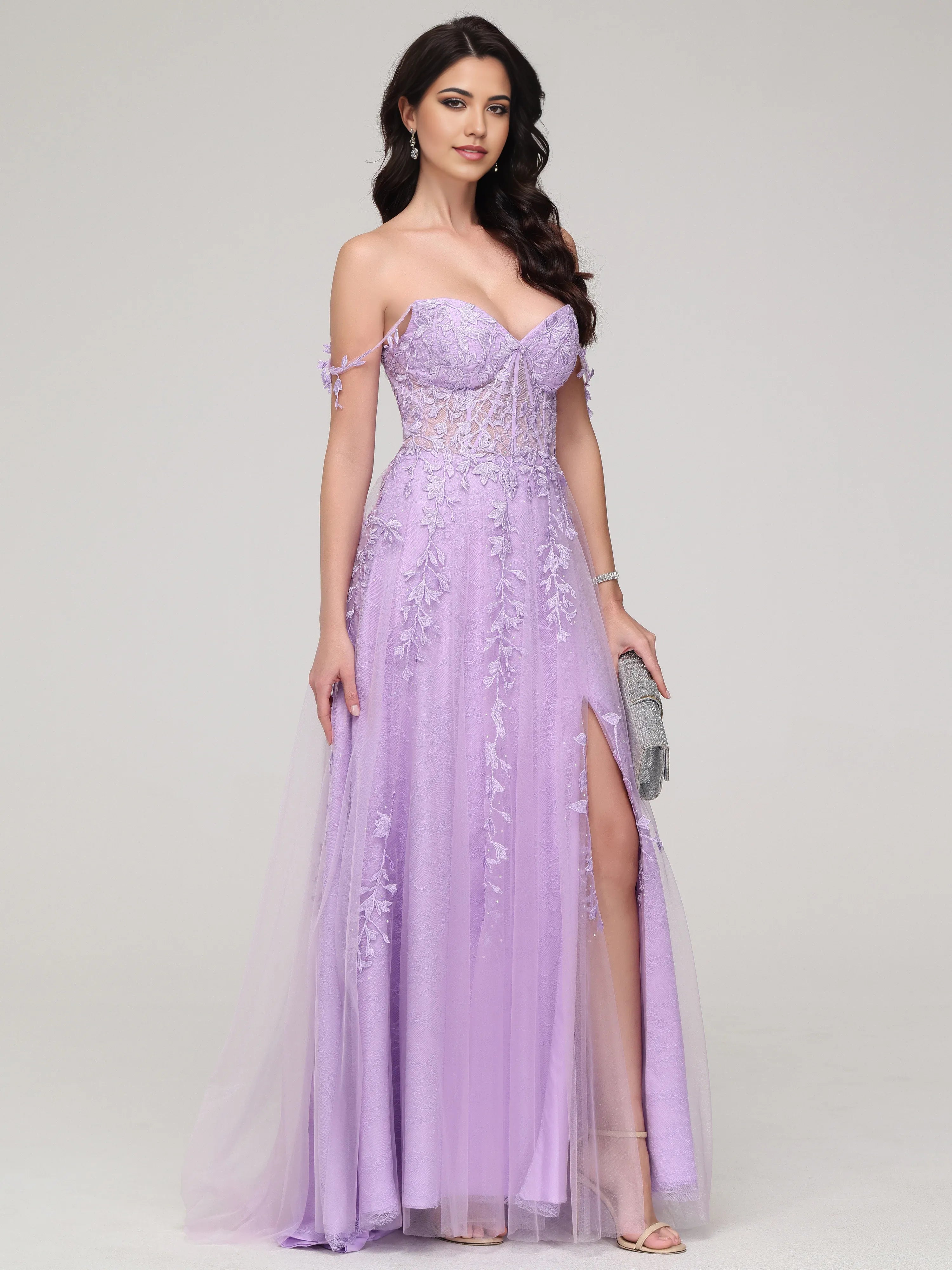 Elegant A-line Sweetheart Neck Sleeveless Zipper Up Sweep/Brush Train Prom Dress